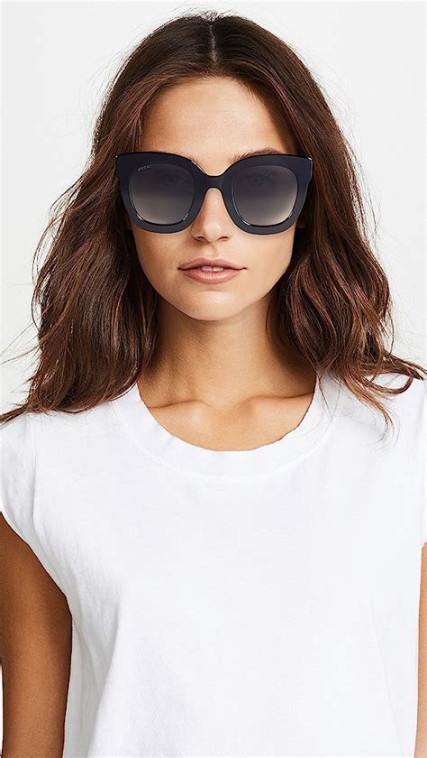 gucci urban stars rectangle sunglasses|Gucci women's rectangular sunglasses.